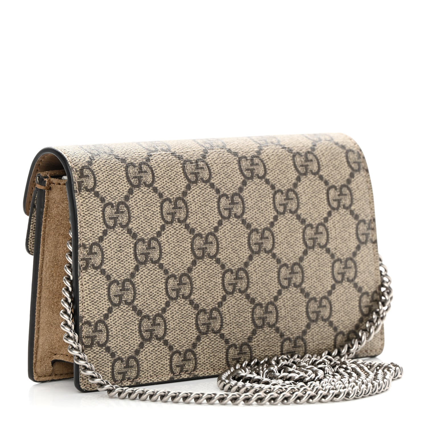 Gucci GG Supreme Monogram Super Mini Dionysus Shoulder Bag Taupe 3 of 11
