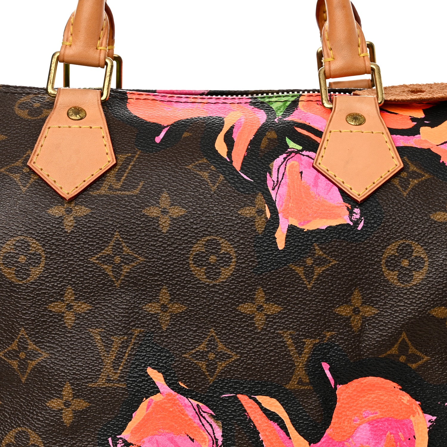 Louis Vuitton Monogram Roses Speedy 30 8 of 11