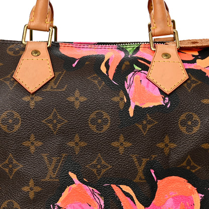 Louis Vuitton Monogram Roses Speedy 30 8 of 11