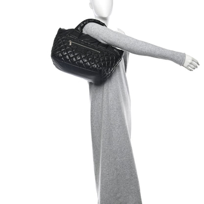 Chanel Nylon Quilted Small Coco Cocoon Tote Black 2 of 10