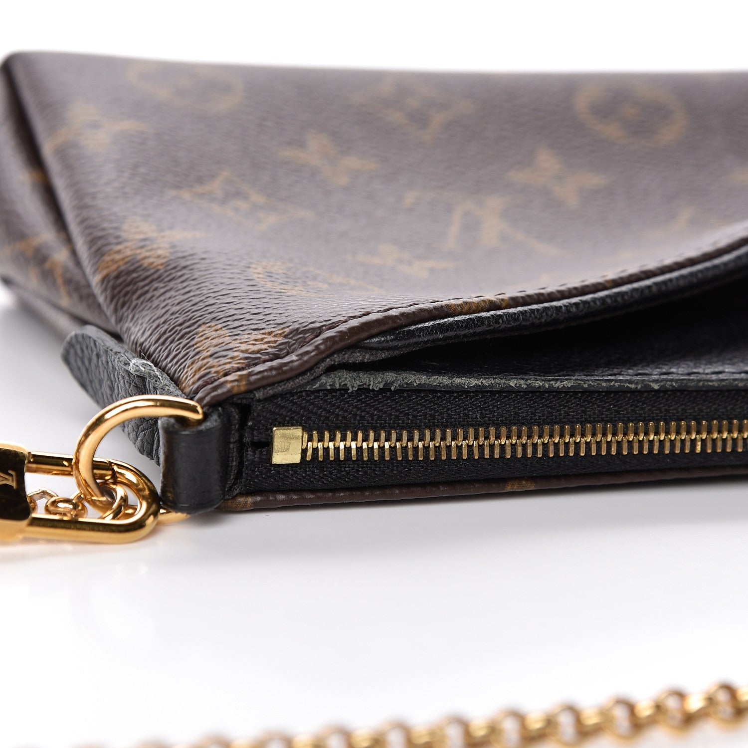 Louis Vuitton Monogram Pallas Clutch Black 8 of 12