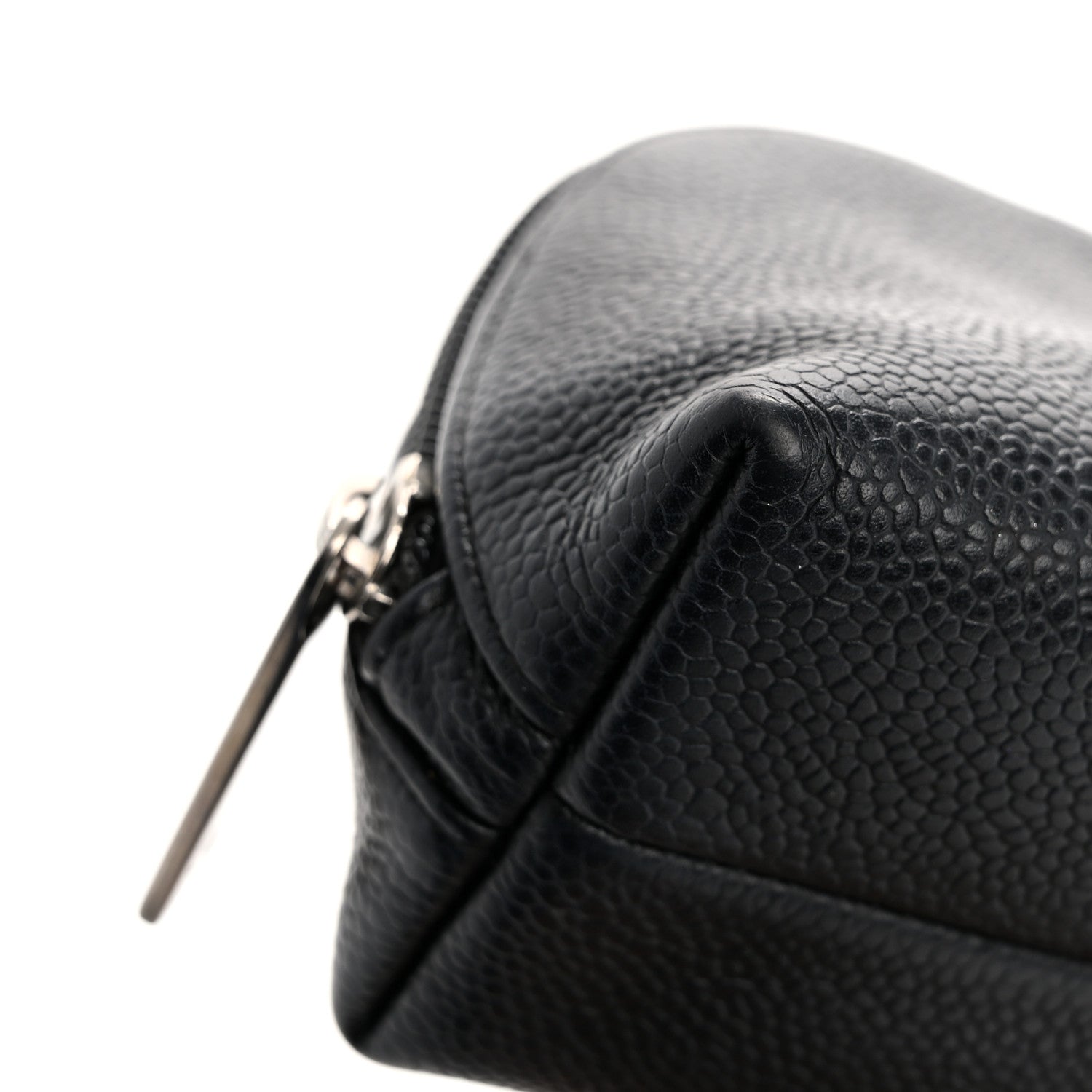 Chanel Caviar Timeless CC Cosmetic Pouch Black 13 of 14