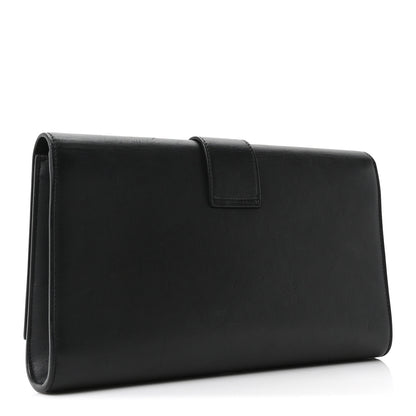 Saint Laurent Calfskin Classic Y Ligne Clutch Black 3 of 10