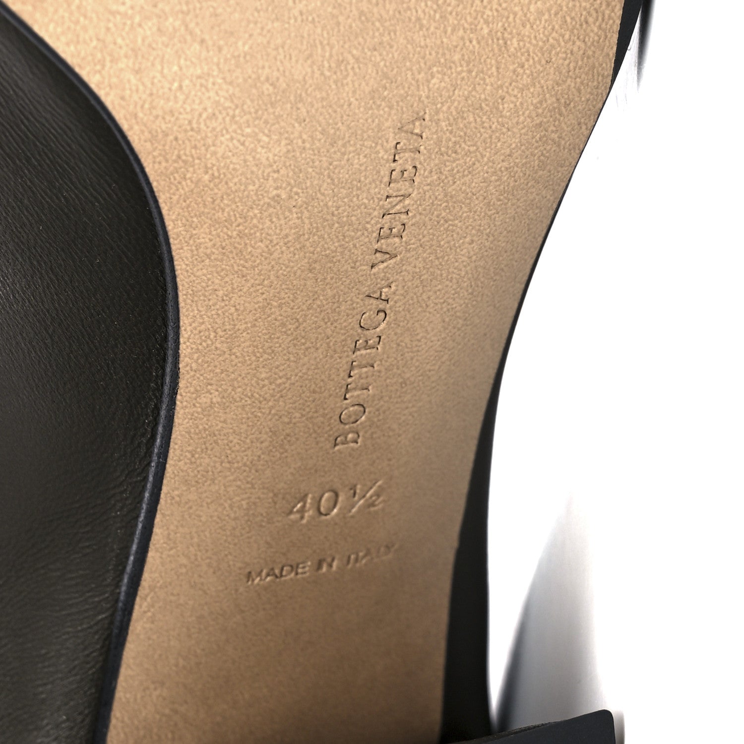 Bottega Veneta Nappa Almond Pumps 40.5 Kaki Black 6 of 8