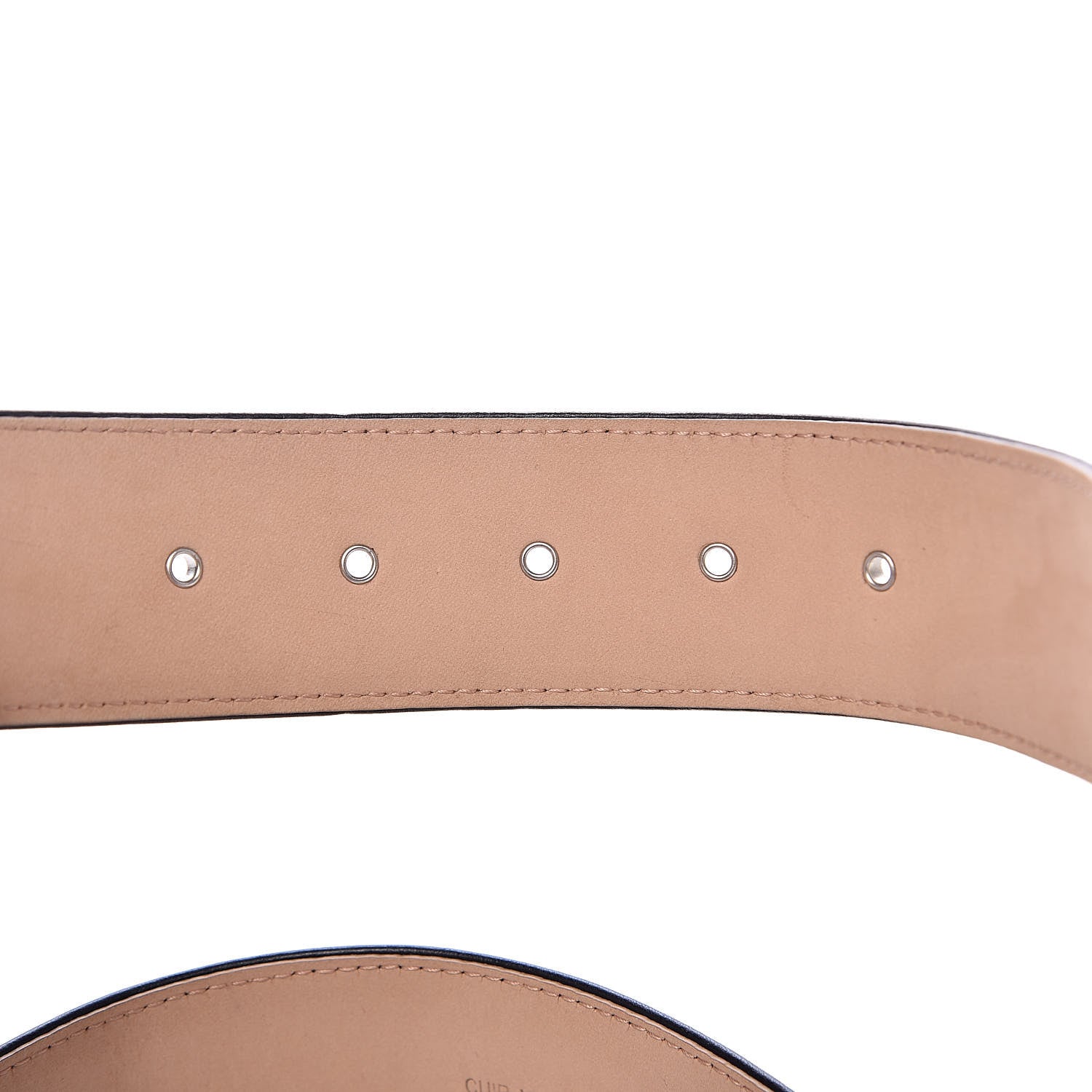 Chanel Lambskin Lucky Charms CC Belt 85 34 Black 3 of 5
