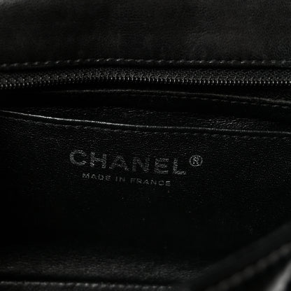 Chanel Patent Calfskin Quilted Mini Rectangular Flap Black 6 of 10