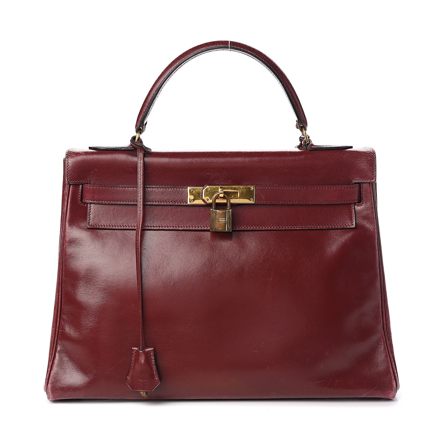 Hermes Box Kelly Retourne 32 Rouge H 1 of 40