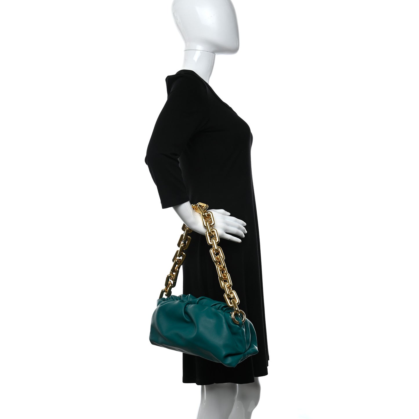 Calfskin The Pouch Chain Mallard