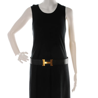 Hermes Epsom 42mm Constance2 H Belt 85 Black Rouge Grenat 2 of 6