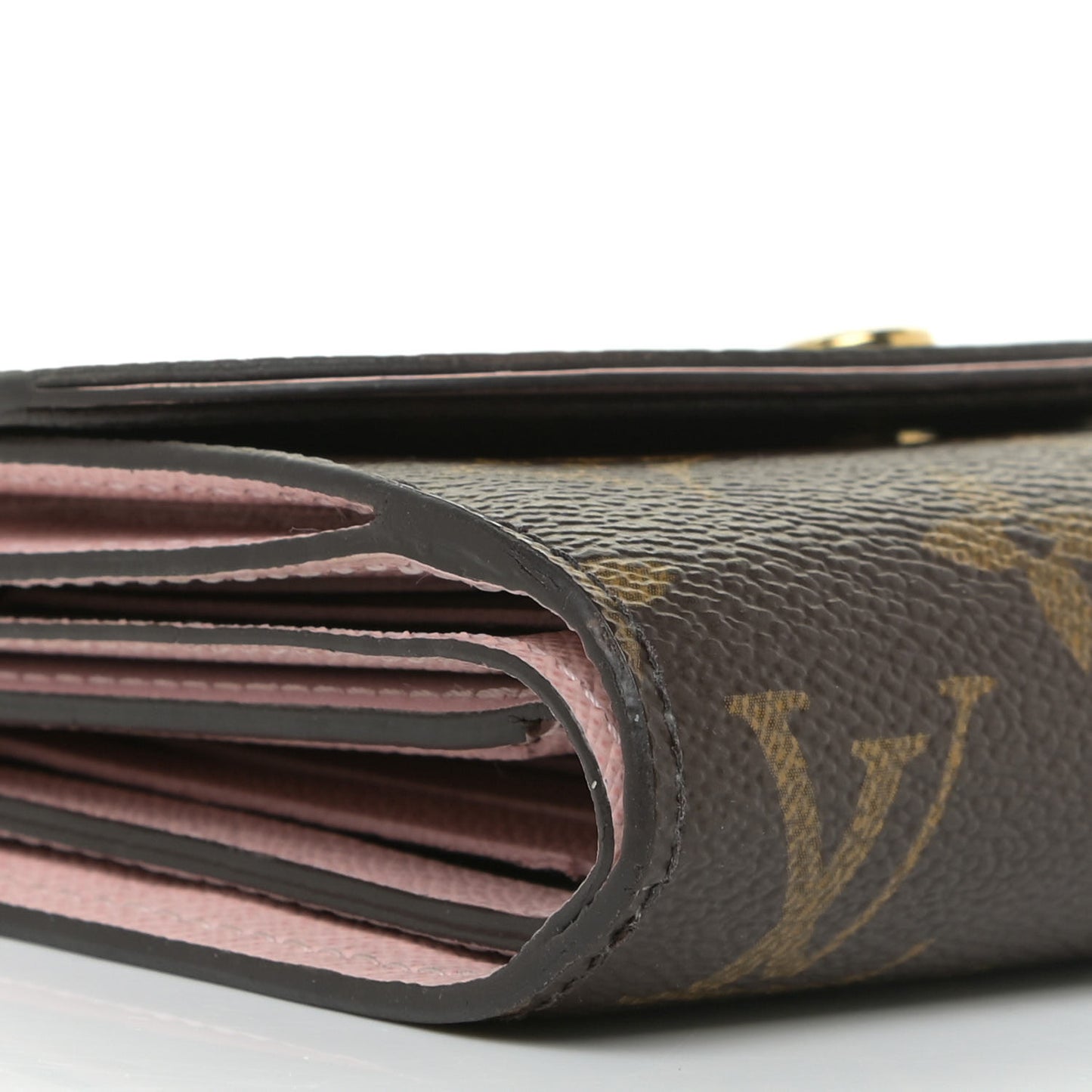Monogram Ariane Compact Wallet Rose Ballerine