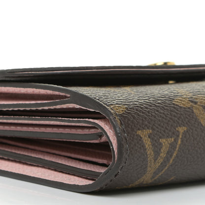 Louis Vuitton Monogram Ariane Compact Wallet Rose Ballerine 9 of 18