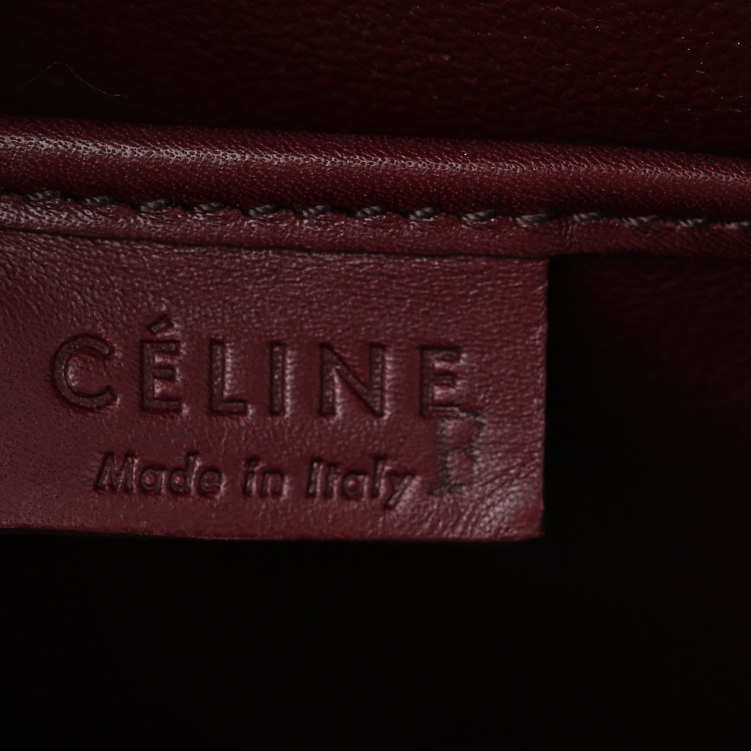 Celine Baby Grained Calfskin Nubuck Nano Tri-Color Luggage Vermillion 6 of 10