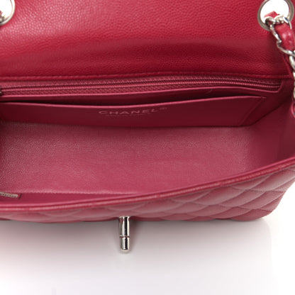 Chanel Caviar Quilted Mini Rectangular Flap Red 5 of 12