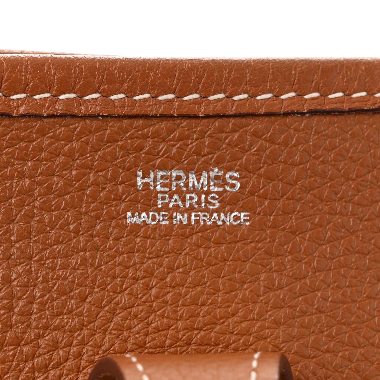 Hermes Taurillon Clemence Evelyne PM Gold 6 of 11