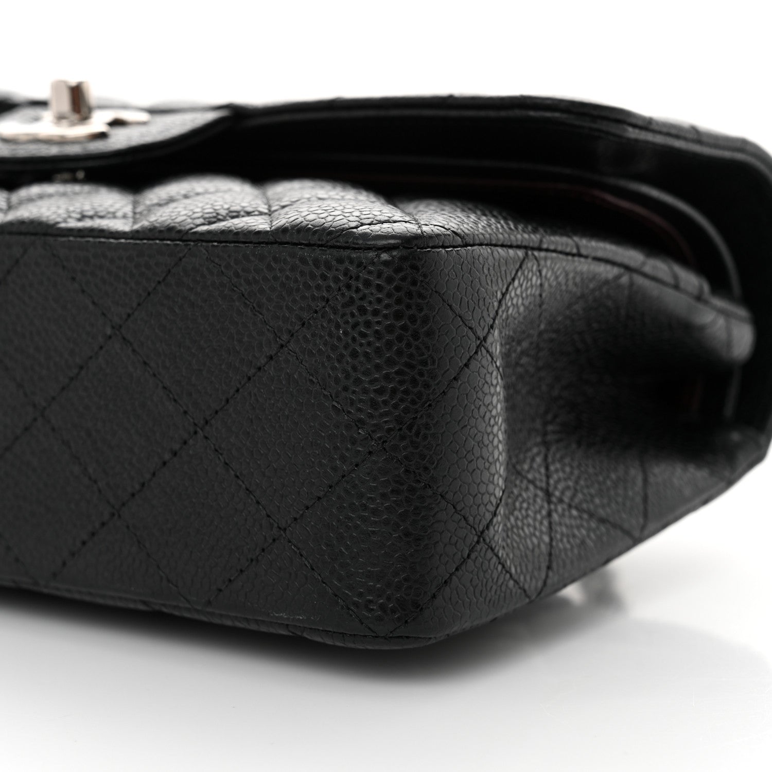 Chanel Caviar Quilted Small Double Flap Black 10 of 12