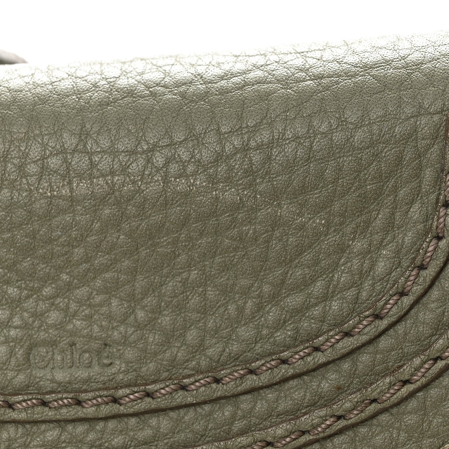 Calfskin Marcie Pochette Crossbody Bag Baobab Green