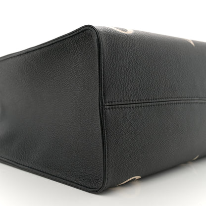 Louis Vuitton Empreinte Monogram Giant Onthego MM Black Beige 8 of 10
