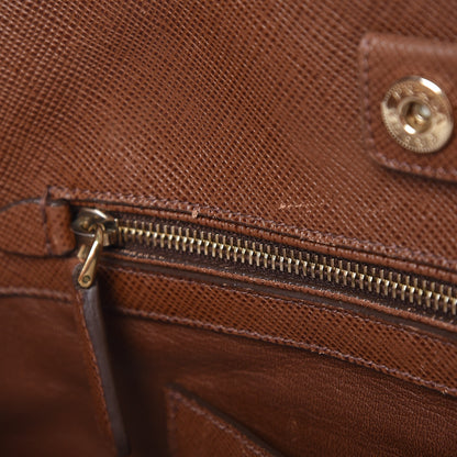 Prada Saffiano Cuir Open Promenade Tote Palissandro 10 of 13