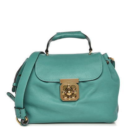 Chloe Calfskin Small Elsie Satchel Emerald 1 of 7