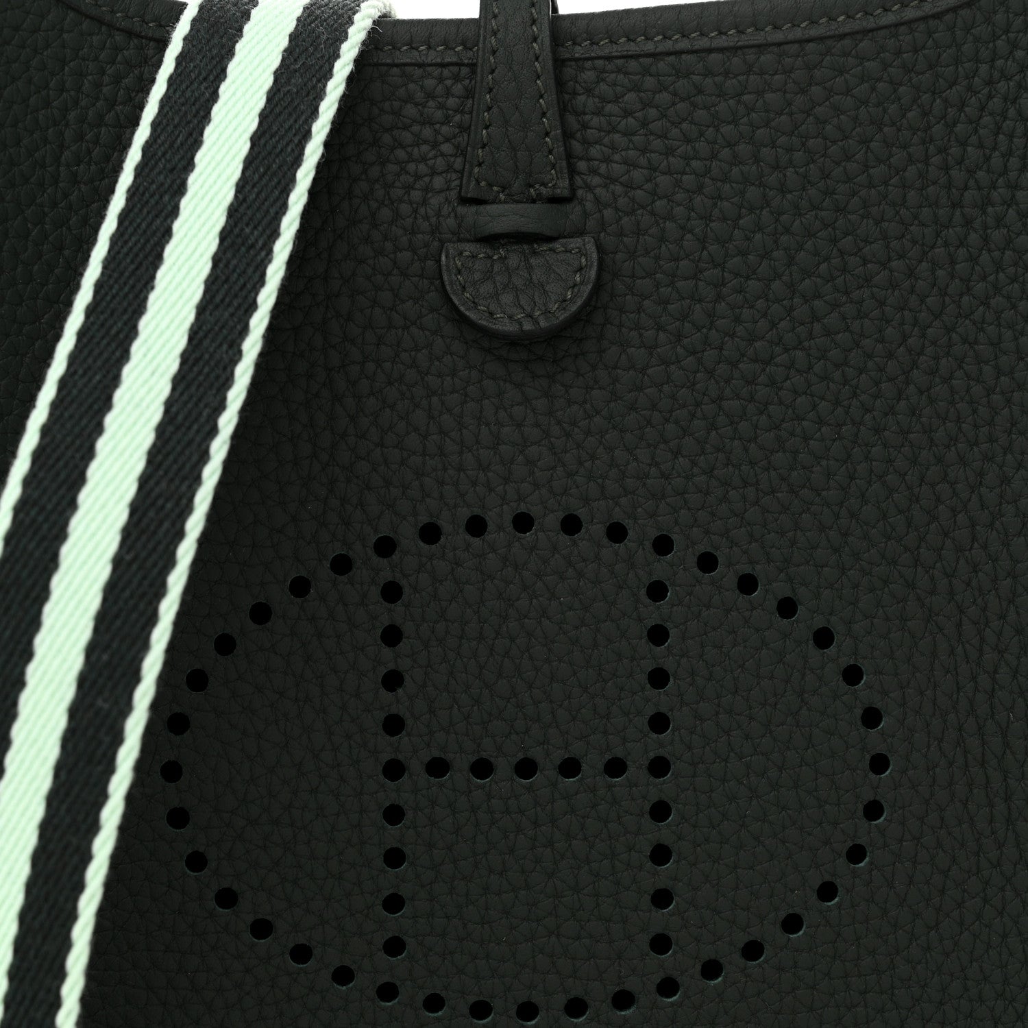 Hermes Taurillon Clemence Amazone Evelyne TPM Vert Fonce Vert Fizz 7 of 10