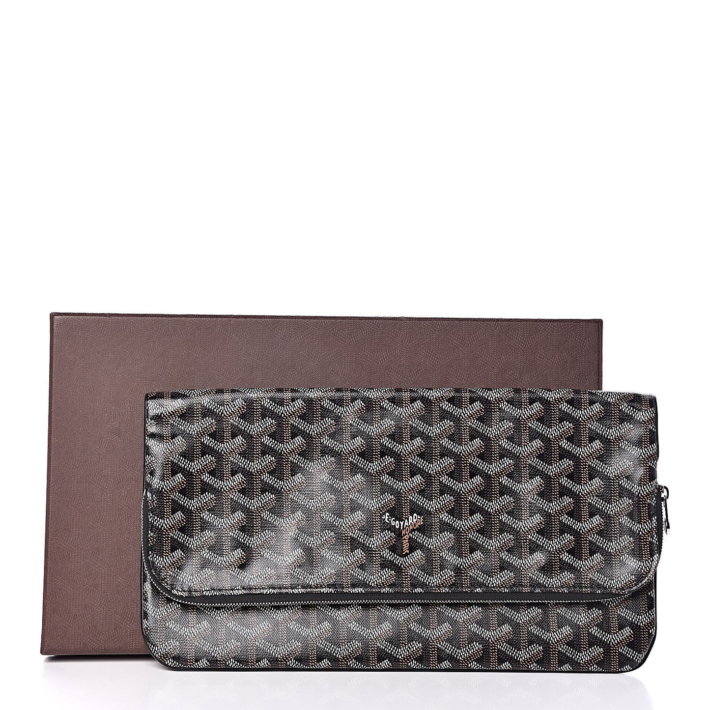 Goyardine Sainte Marie Soft Clutch Black