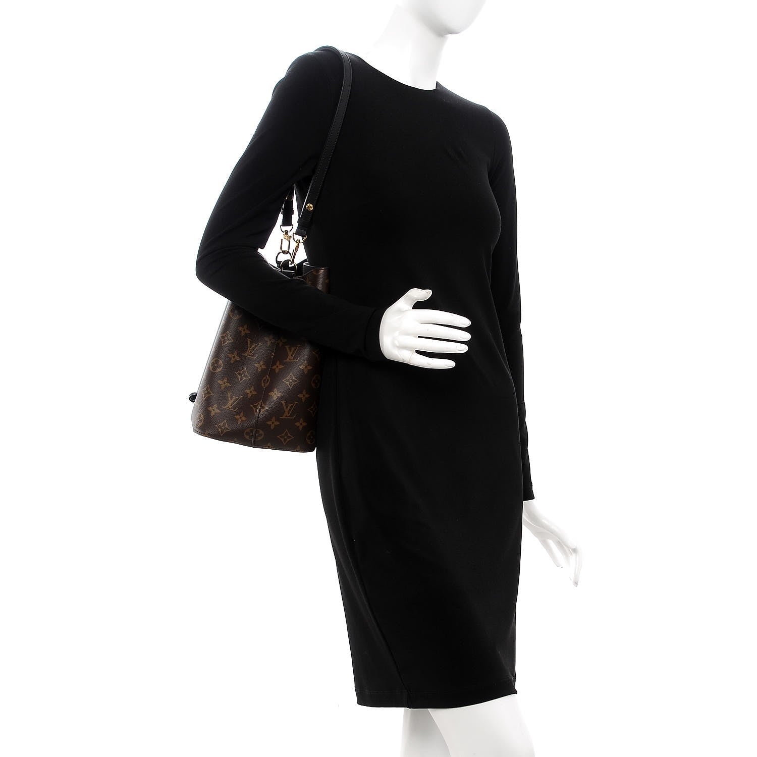 Louis Vuitton Monogram Neonoe MM Black 2 of 6