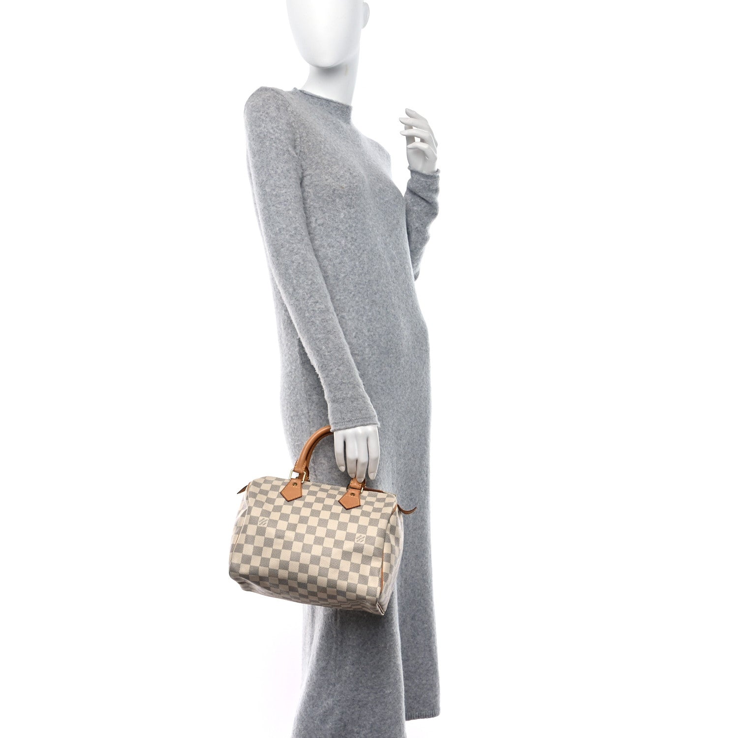 Louis Vuitton LOUIS VUITTON Damier Azur Speedy 25 2 of 8