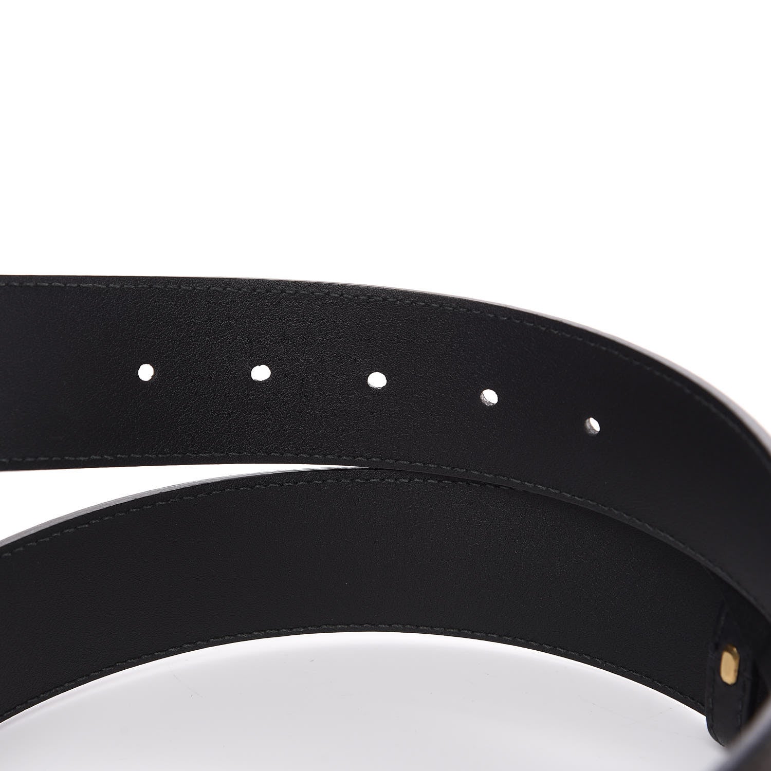 Gucci Calfskin Double G 40mm Belt 80 32 Black 3 of 5