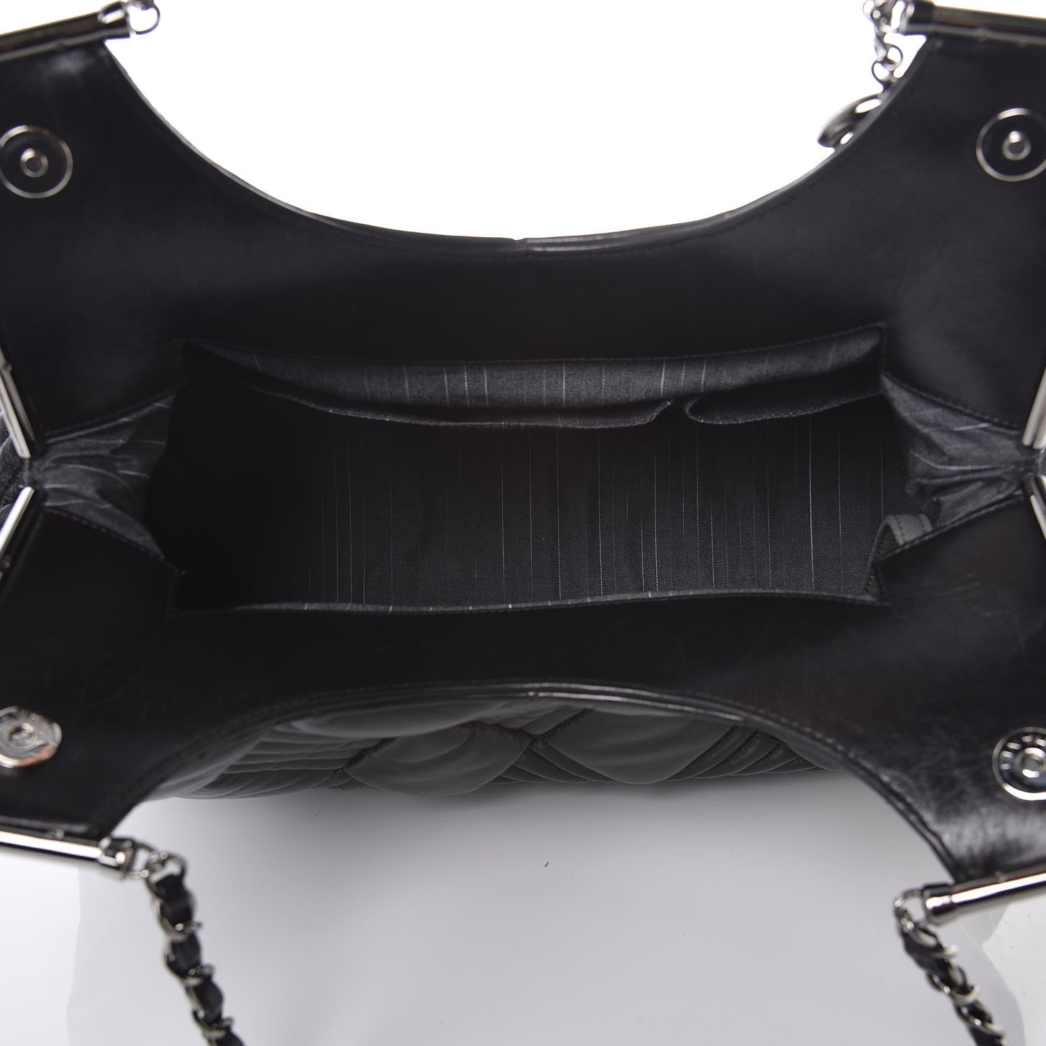 Chanel Lambskin Large In and Out Tote Black 5 of 12
