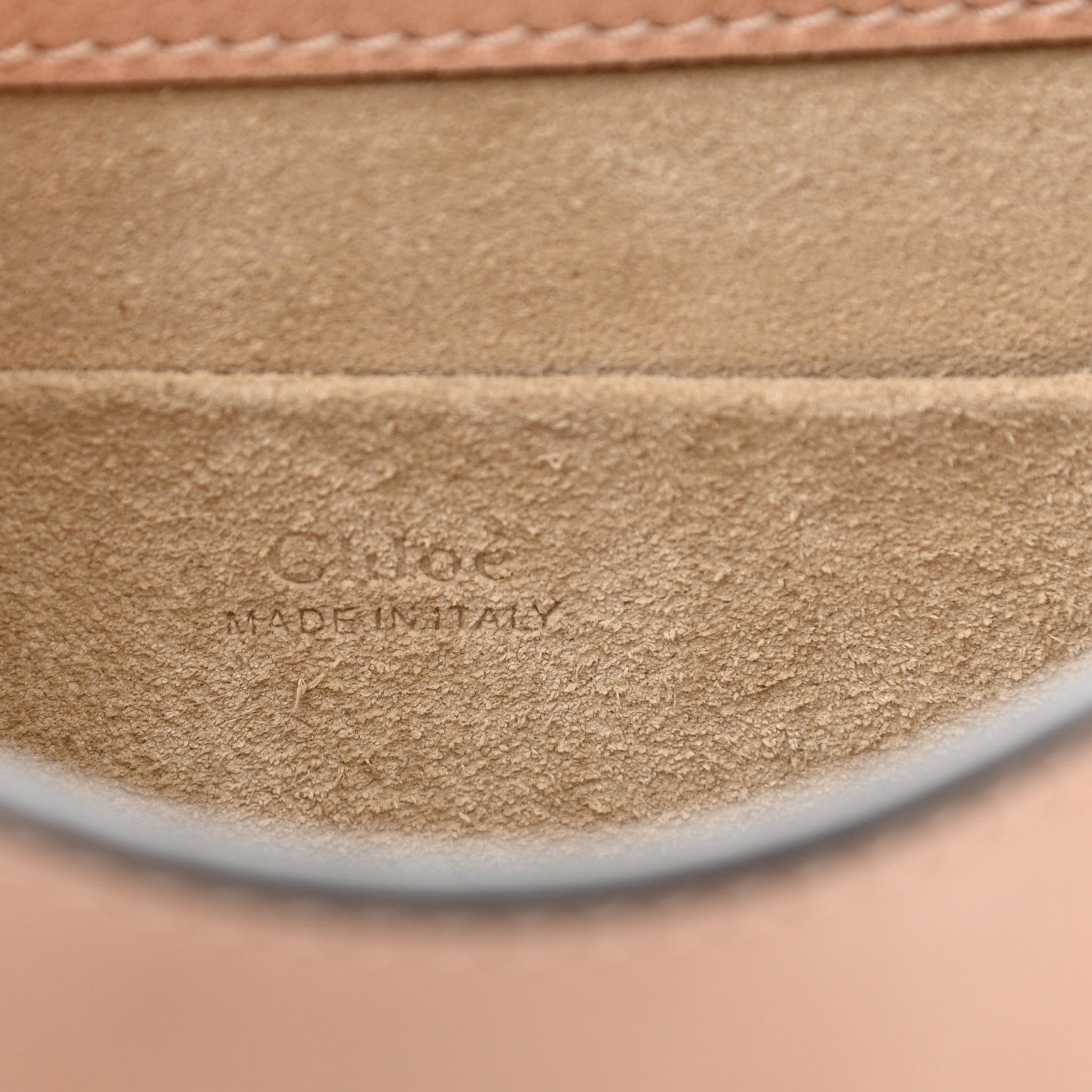 Chloe Calfskin Suede Small Nile Bracelet Bag Biscotti Beige 11 of 23
