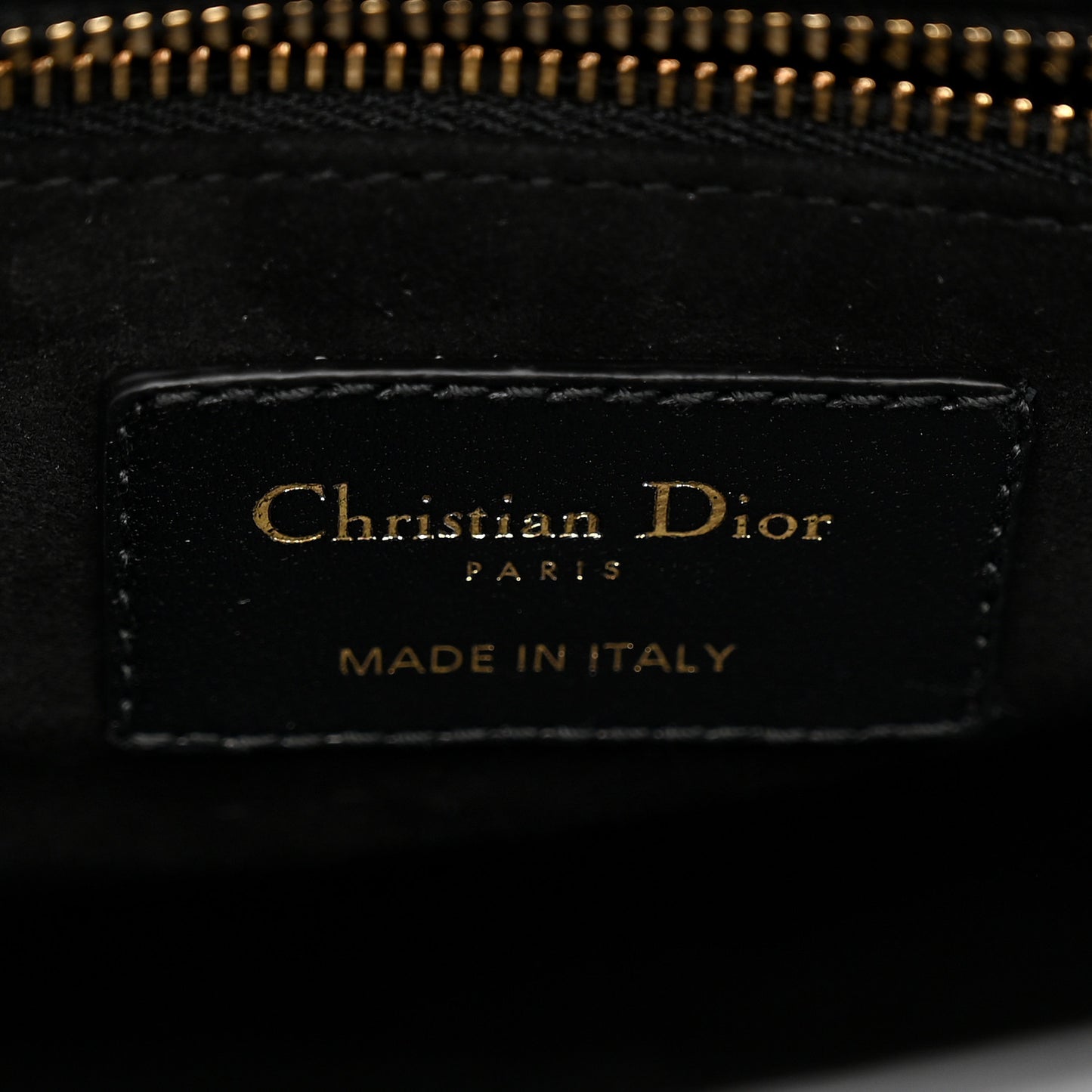 Lambskin Cannage Medium Lady Dior Black