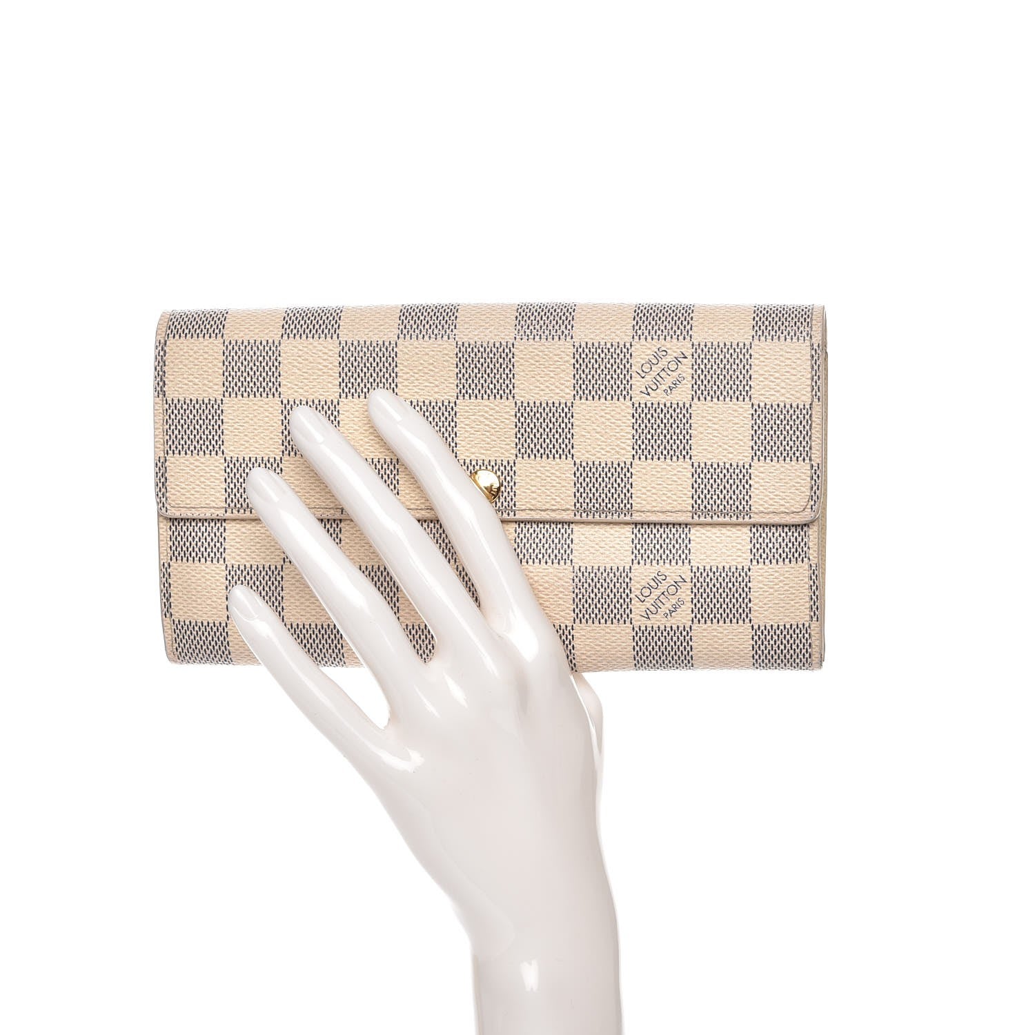 Louis Vuitton Damier Azur Sarah Wallet 2 of 9