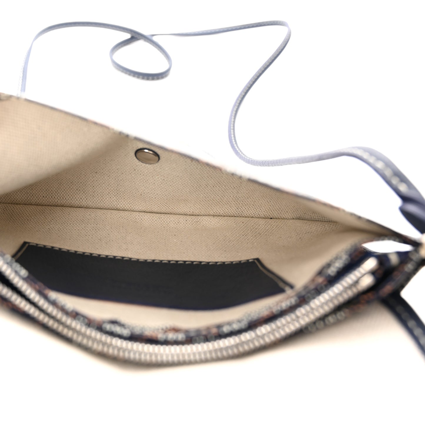 Goyardine Plumet Wallet Clutch Navy
