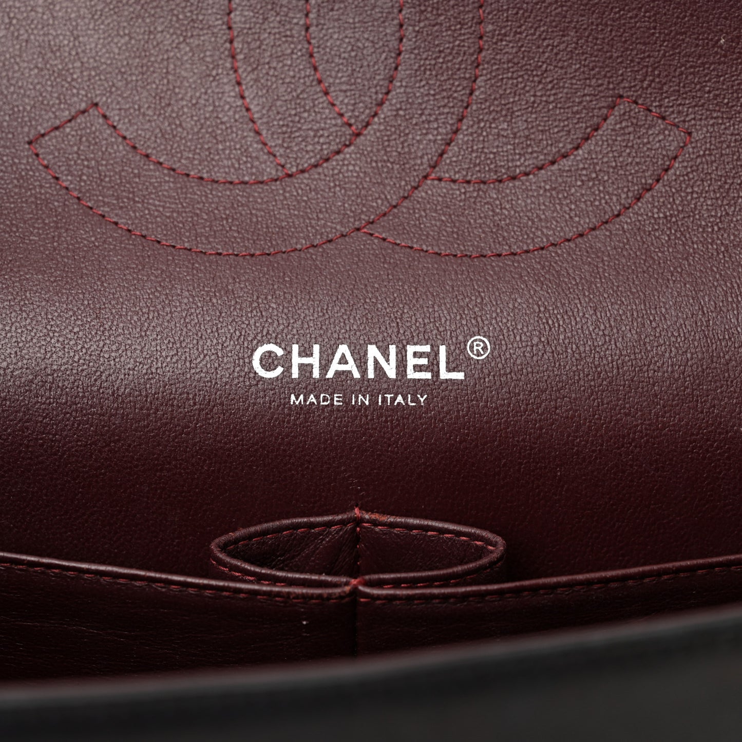 Lambskin Quilted Jumbo Double Flap Black