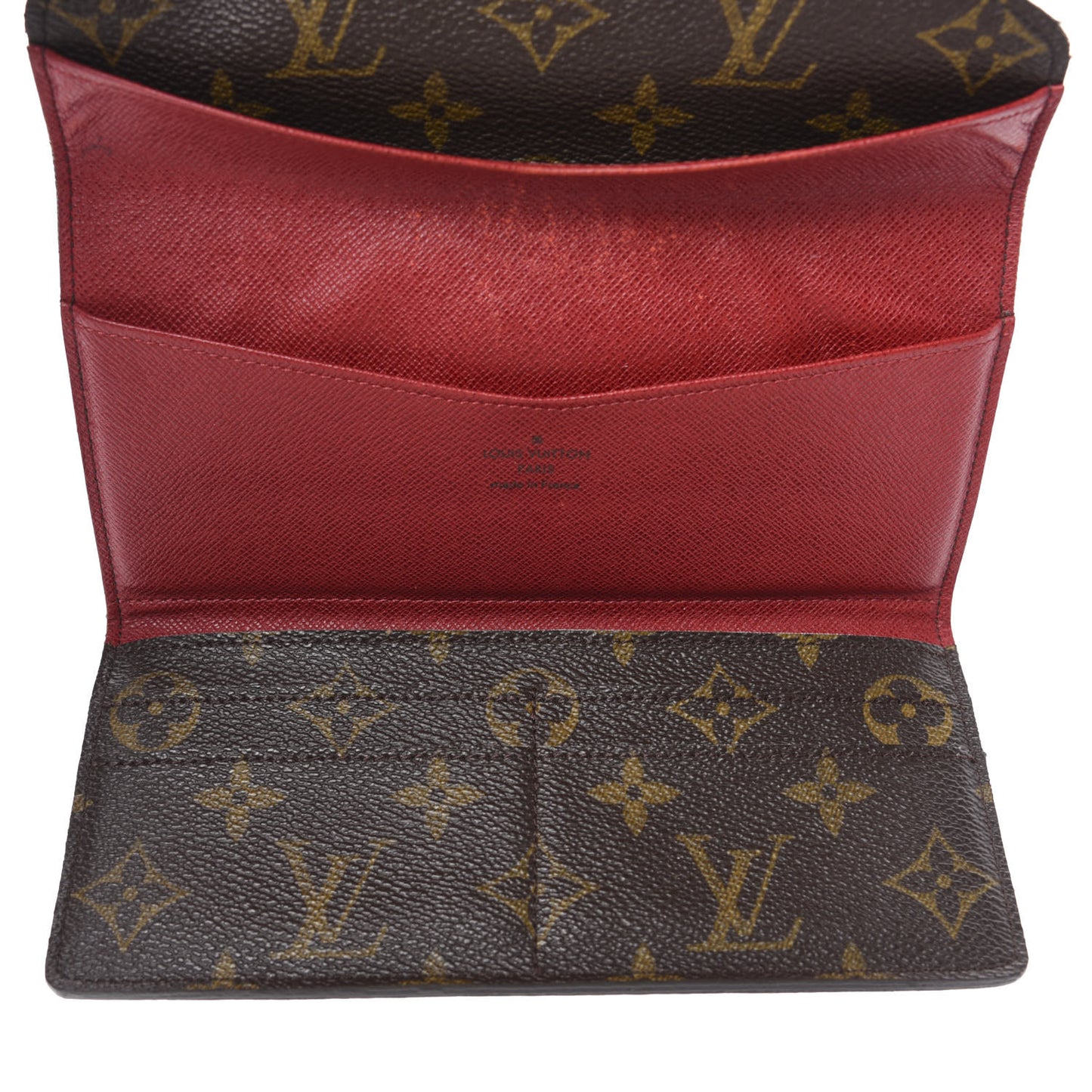 Monogram Josephine Wallet Red