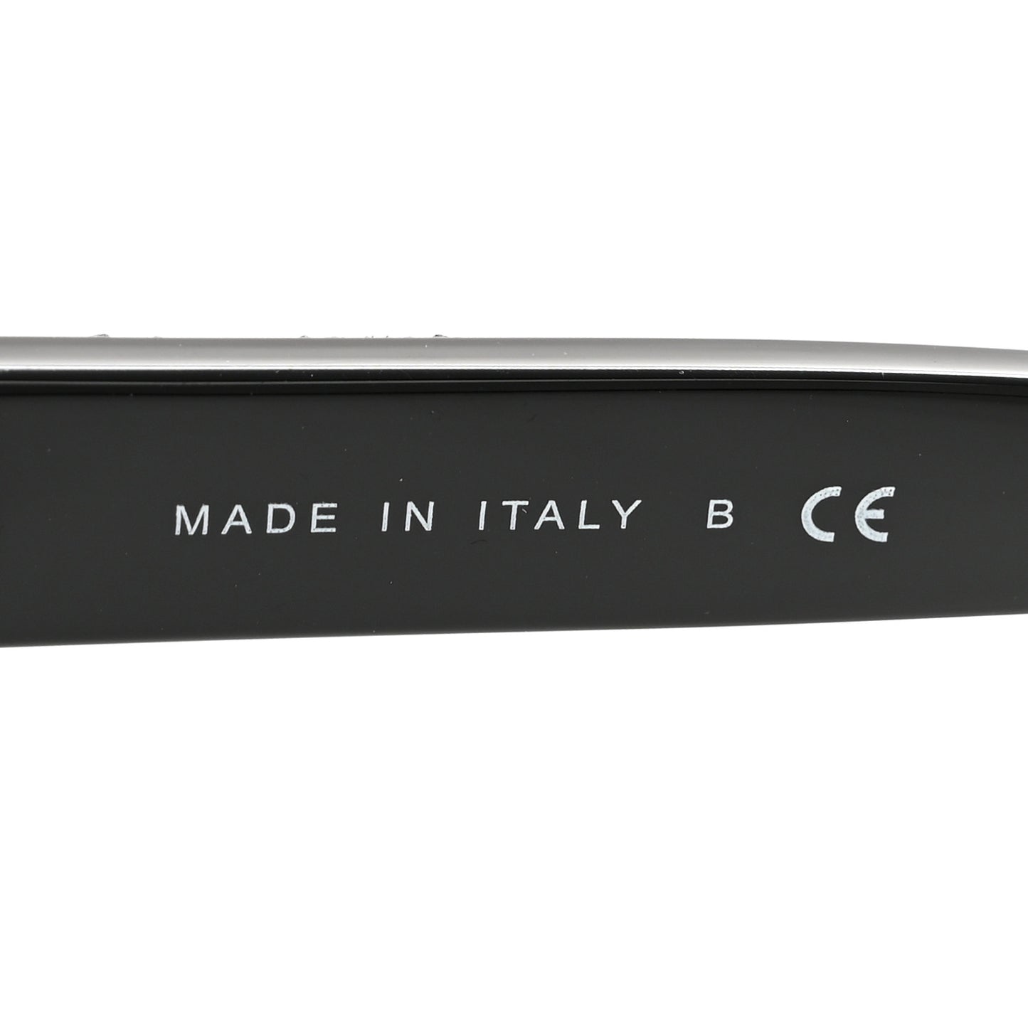 Acetate Sequin Round Sunglasses 5451-A Black