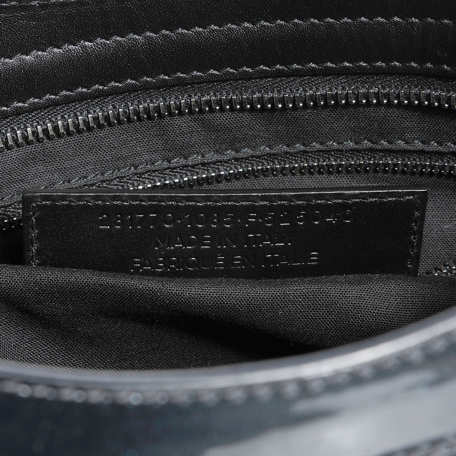 Balenciaga Smooth Calfskin Metallic Patent Giant 12 Silver Hardware City Black Gris 12 of 13
