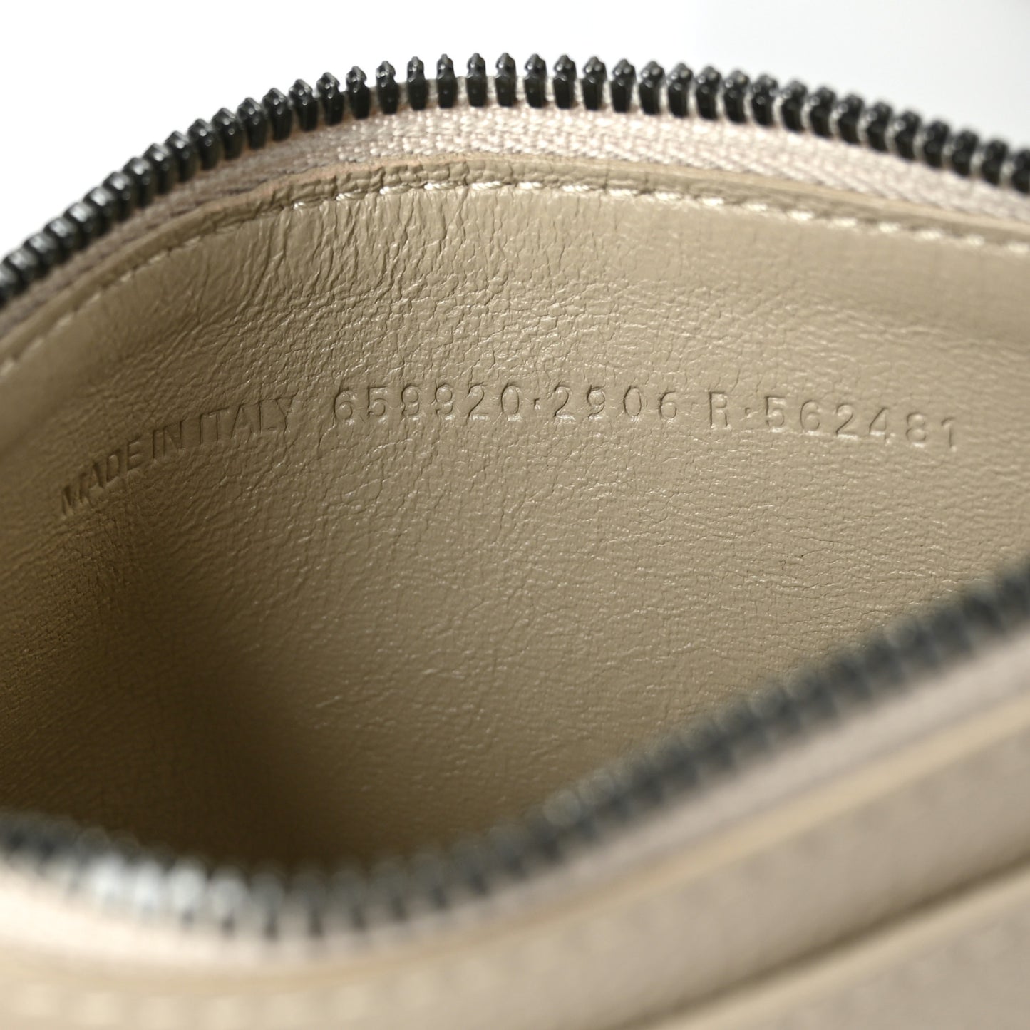 Calfskin Logo Embossed Small Tool 2.0 North-South Tote Taupe