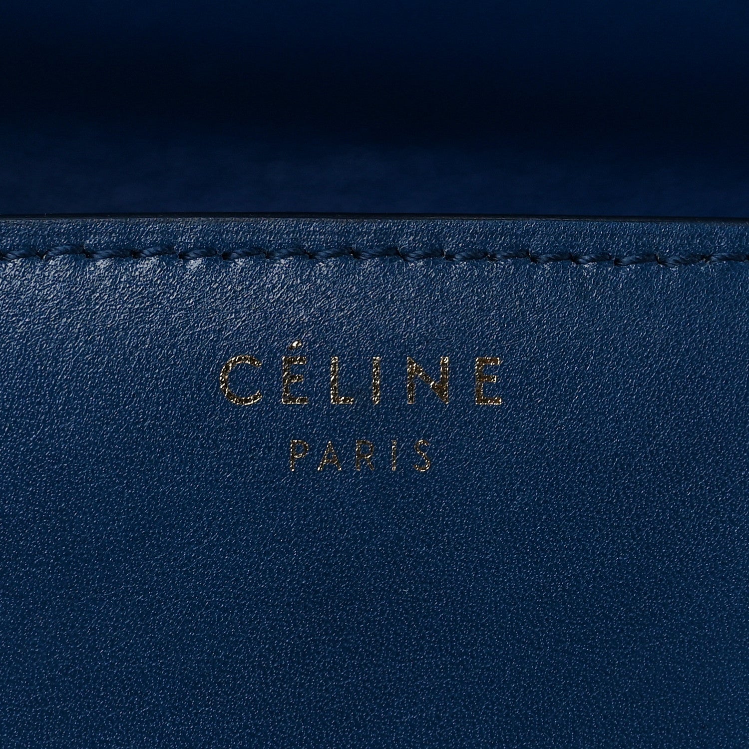 Celine Box Calfskin Medium Classic Box Flap Bag Deepsea 6 of 12
