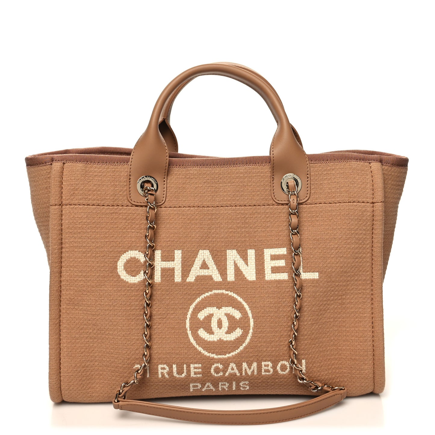 Mixed Fibers Small Deauville Tote Camel