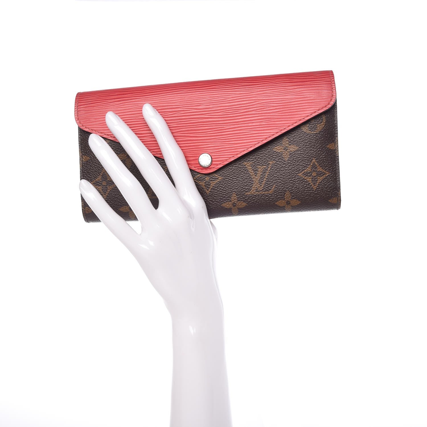 Louis Vuitton Monogram Epi Marie-Lou Long Wallet Coquelicot 2 of 8