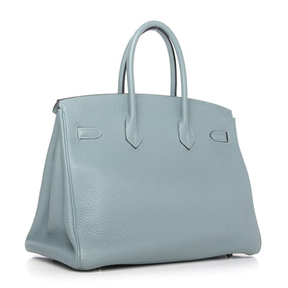 Hermes Togo Birkin 35 Ciel 3 of 10