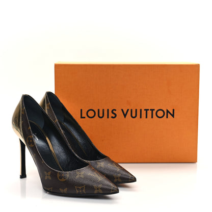 Louis Vuitton Monogram Cherie Pumps 39 Gold 10 of 10