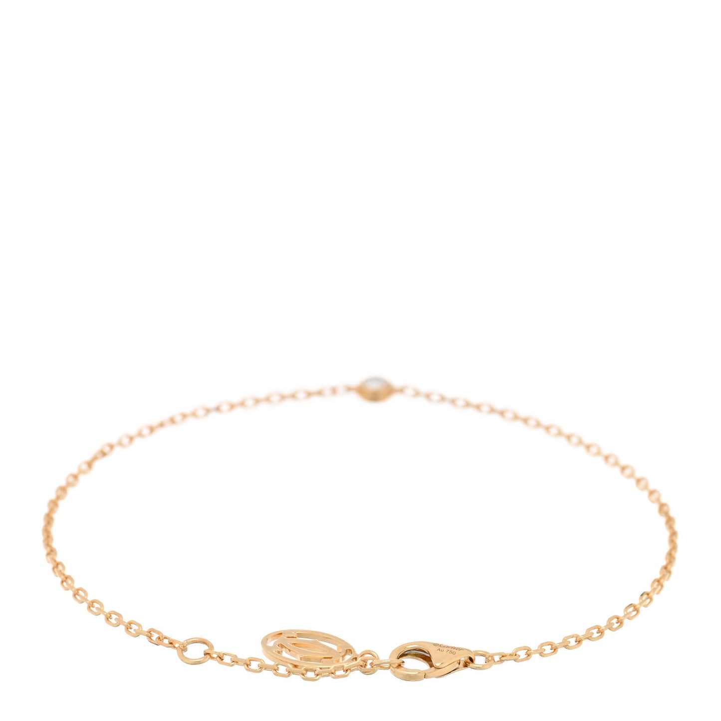 18K Yellow Gold Diamond SM D'Amour Bracelet
