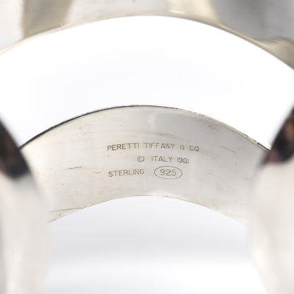 Tiffany Sterling Silver Elsa Peretti Open Center Cuff Bracelet 4 of 4