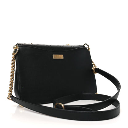 Chanel Calfskin Stitched Flap Black 3 of 10