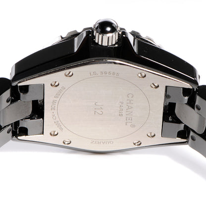 Chanel Stainless Steel Ceramic Ruby 33mm J12 Quartz Watch Black 5 of 6