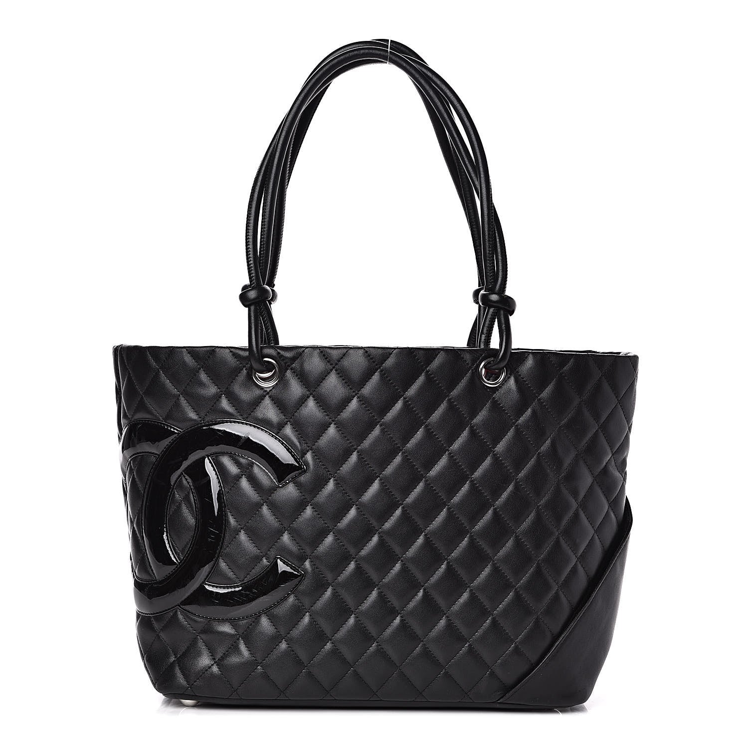 Chanel Calfskin Quilted Large Cambon Tote Black 1 of 17