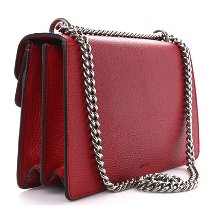 Gucci Dollar Calfskin Swarovski Crystal Small Dionysus Shoulder Bag Hibiscus Red 3 of 12