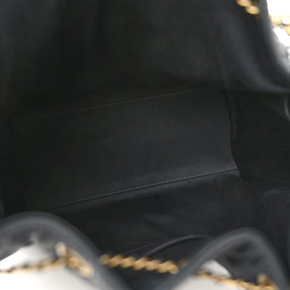 Chanel Canvas Quilted Medium Chanel 25 Handbag Dark Blue 6 of 14